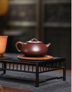 Classic Jingzhou Shipao Purple Clay Tea Pot