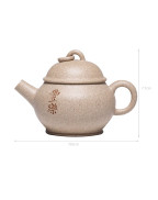 Five-Color Duan Ni Cannon-Spout Purple Clay Tea Pot