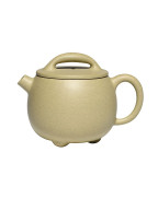 Small Green Clay Zi Sha Stone Pier Tea Pot