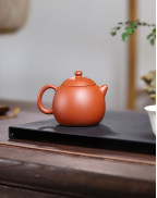 Long Dan (Dragon Egg) Zhu Ni Purple Clay Tea Pot