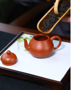 Mini Pear Zhu Ni Purple Clay Teapot