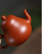 Mini Pear Zhu Ni Purple Clay Teapot