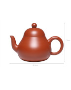 Mini Pear Zhu Ni Purple Clay Teapot