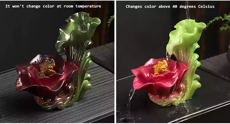 Color-changing lotus tea pet